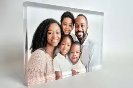Photo on acrylic block