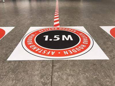 Floor sticker