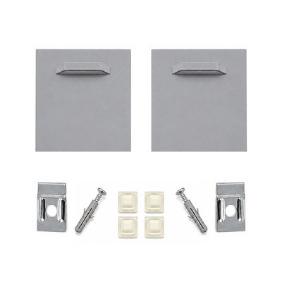 2 adhesive plates 7x7cm