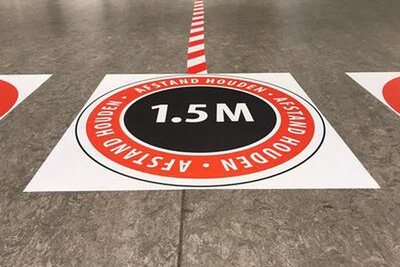 Floor sticker