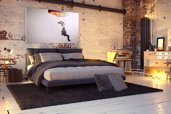 Photo on forex print, porch for the bedroom.