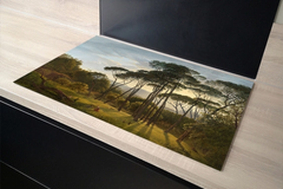 Your induction hob protector with unique kitchen decoration, your own photo or photo from our image bank!