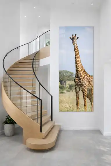 Life-size plexiglass photos make every room special.