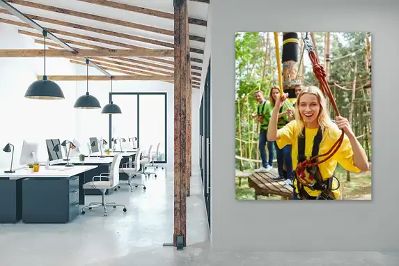 Photo printed on Forex has vibrant colors.