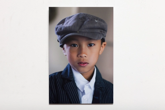 Portrait photo printed on the Canon Pro 4000 and glued on the aluminum panel.