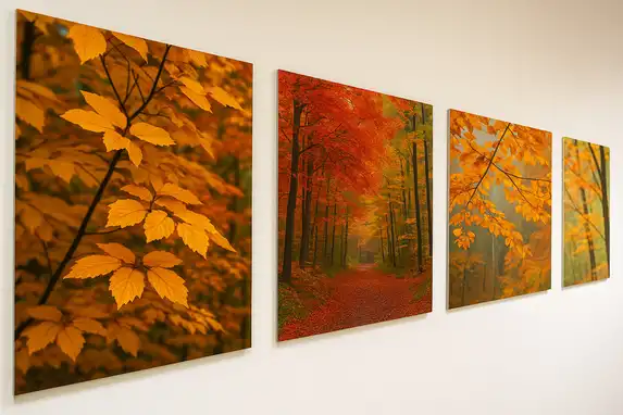 Photo on aluminum with vivid colors, perfect for wall decoration.
