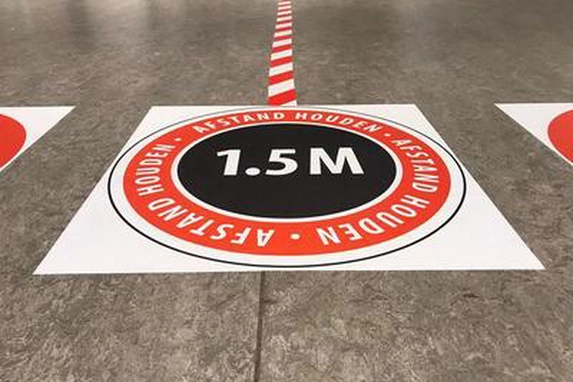 Floor stickers suitable for any dry and clean surface.