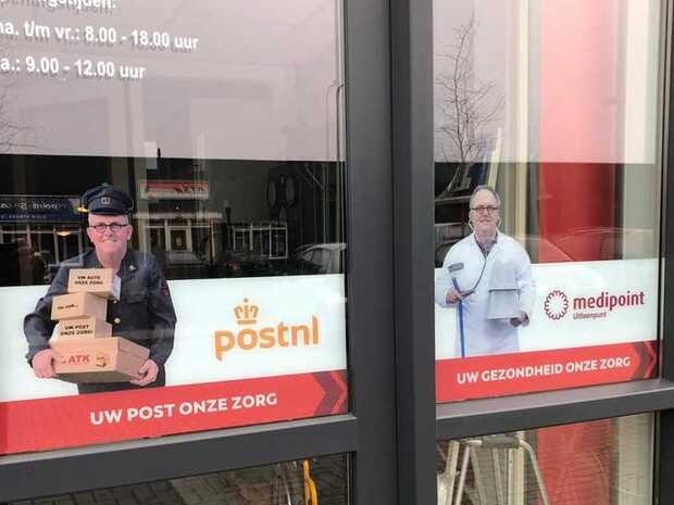 Raamstickers voor branding