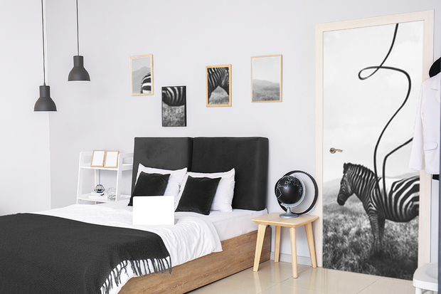 Slaapkamer deurstickers