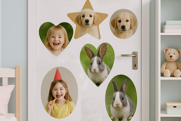 Deurstickers in vormen