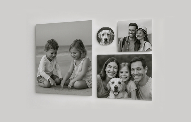 Foto op hardboard collage