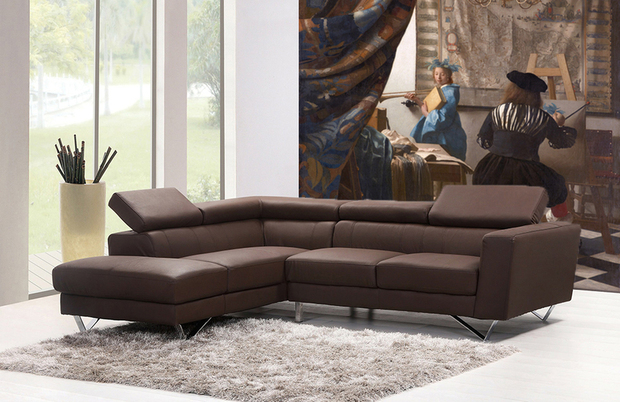 Fotobehang vermeer schilderkunst