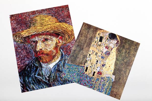 Van gogh zelfportret als fine art print